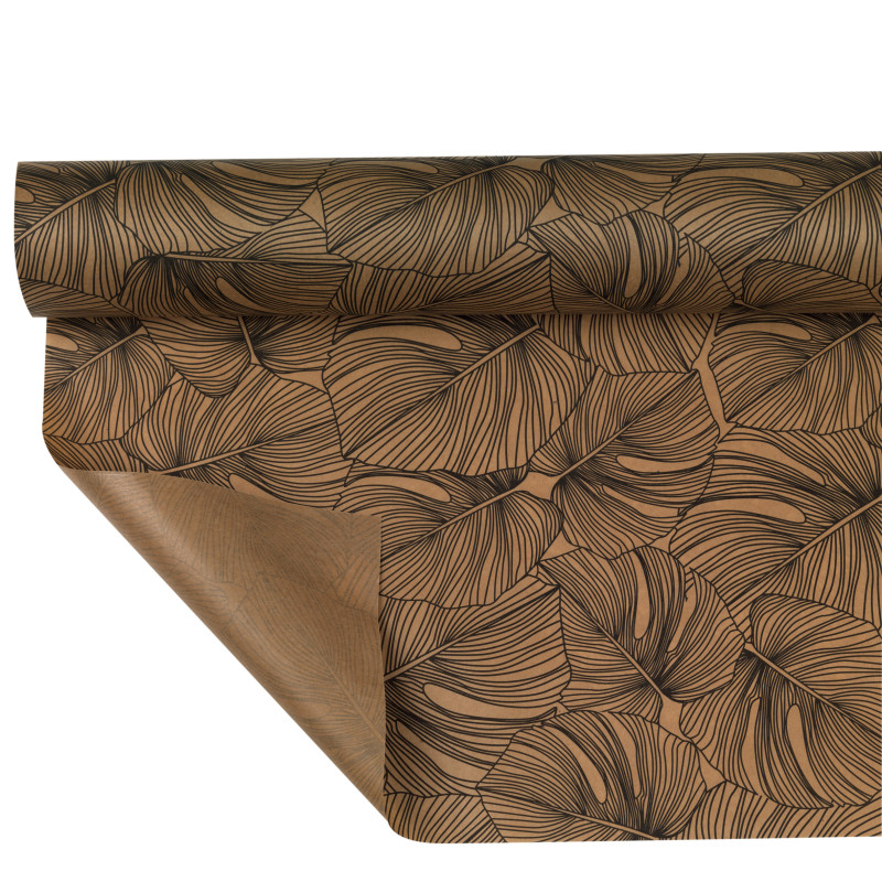 Papier Kraft Pellicule Leaf - emballage fleuriste
