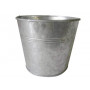 Pot rond zinc naturel - Plusieurs tailles