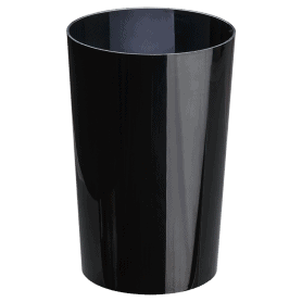 Vase plastique noir