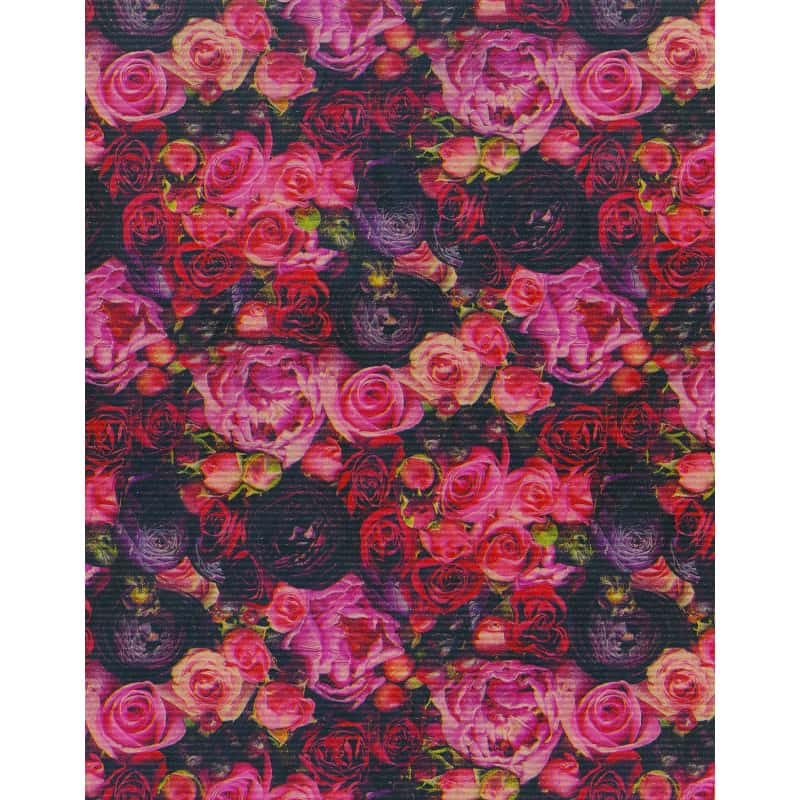 Papier kraft vergé fantaisie fleurs Papier kraft vergé fantaisie fleurs