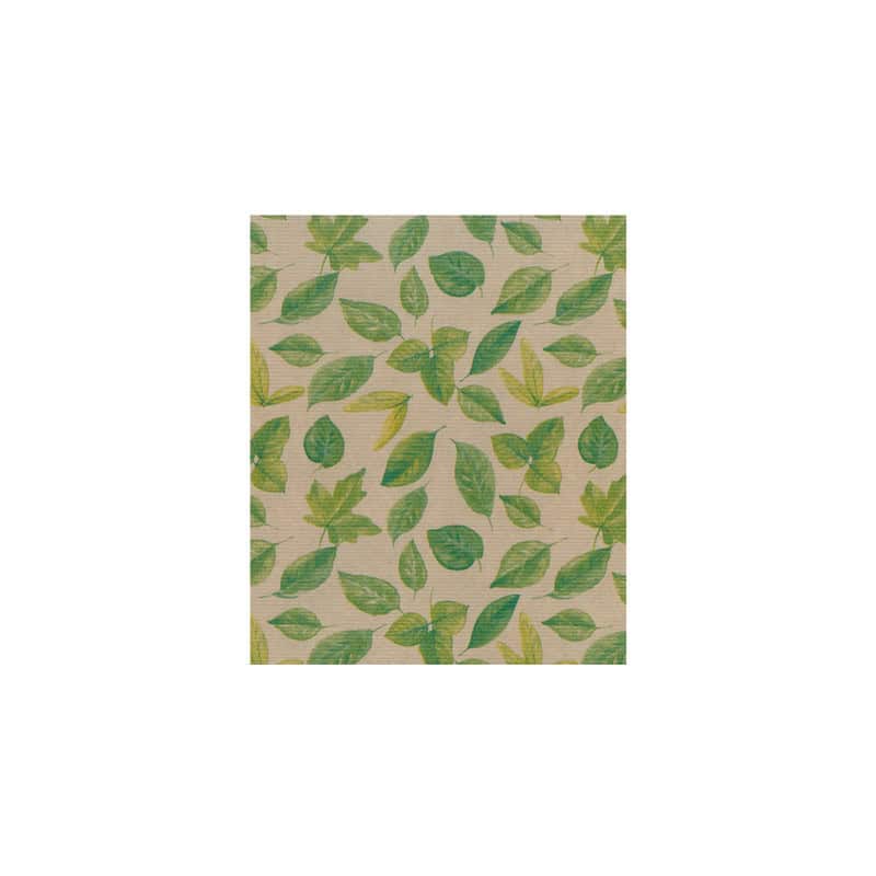 Papier kraft imprimé fantaisie - Pot de fleurs rose éternelle géante