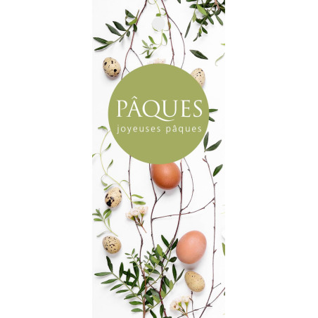 Cartes longues "Joyeux Pâques" Anna - grossiste Pâques fleurs