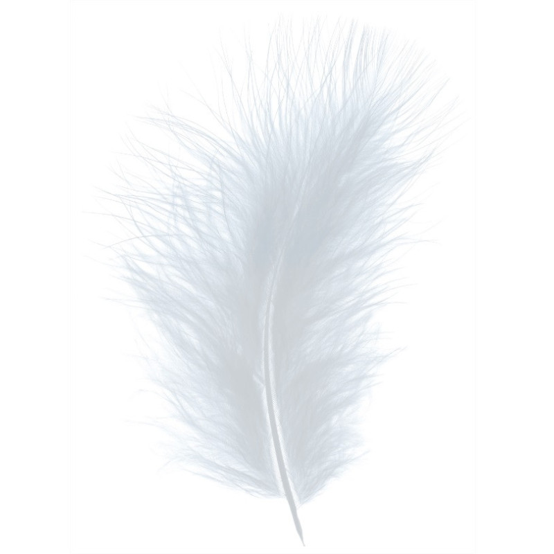 Plume courte Marabout - plumes décoratives - Plusieurs couleurs