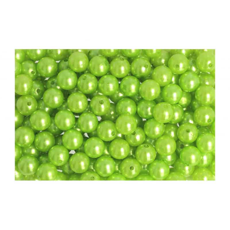 Boîte de perles vert pomme - Loisirs créatif prix bas pas cher déco