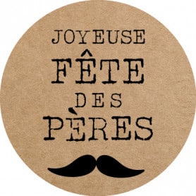 Étiquette adhésive "Joyeuse...