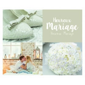 12 cartes "heureux mariage"...