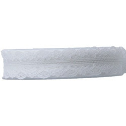 Ruban dentelle Gina - Plusieurs couleurs - 25mm x 20m - grossiste fleuriste