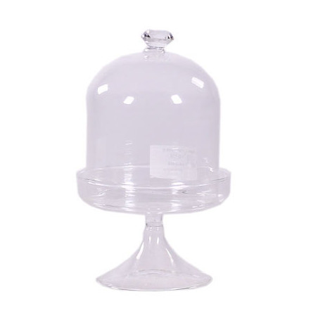 Cloche diamant sur pied Chambord  - décoration intérieure contenant