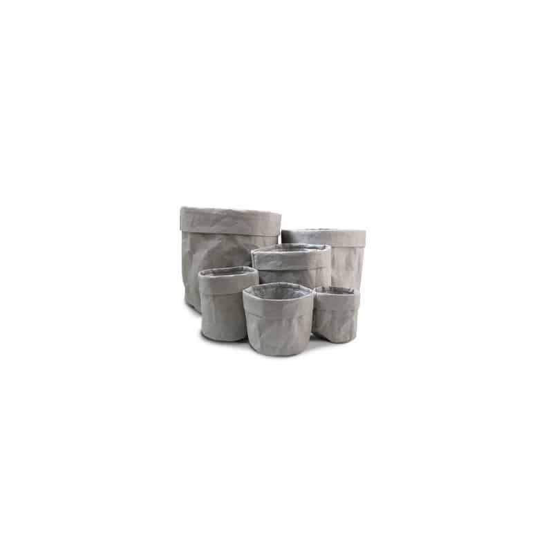 Sac papier liège gris - Plusieurs tailles - grossiste accessoires fleurs déco