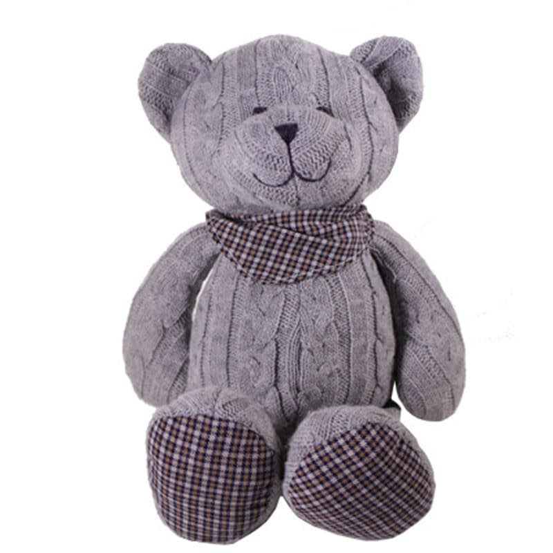 Nounours tricot - Grossiste fleuriste décoration composer peluche