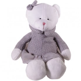 Nounours fillette - Grossiste fleuriste décoration peluche enfant