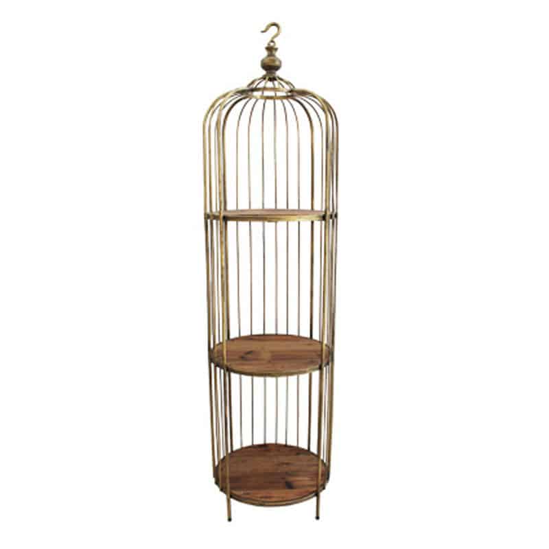Etagère en rond cage - Grossiste fleuriste décoration vitrine Renaud Etagère en rond cage - Grossiste fleuriste décoration vitrine Renaud