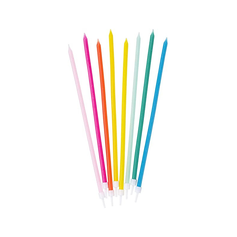 Bougie pique mousse X 50 - Plusieurs couleurs