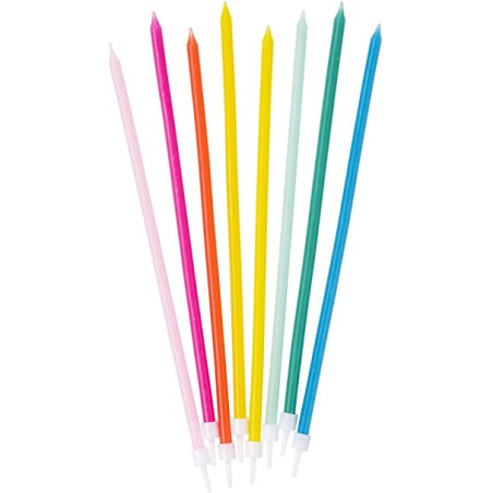 Bougie pique mousse X 50 - Plusieurs couleurs