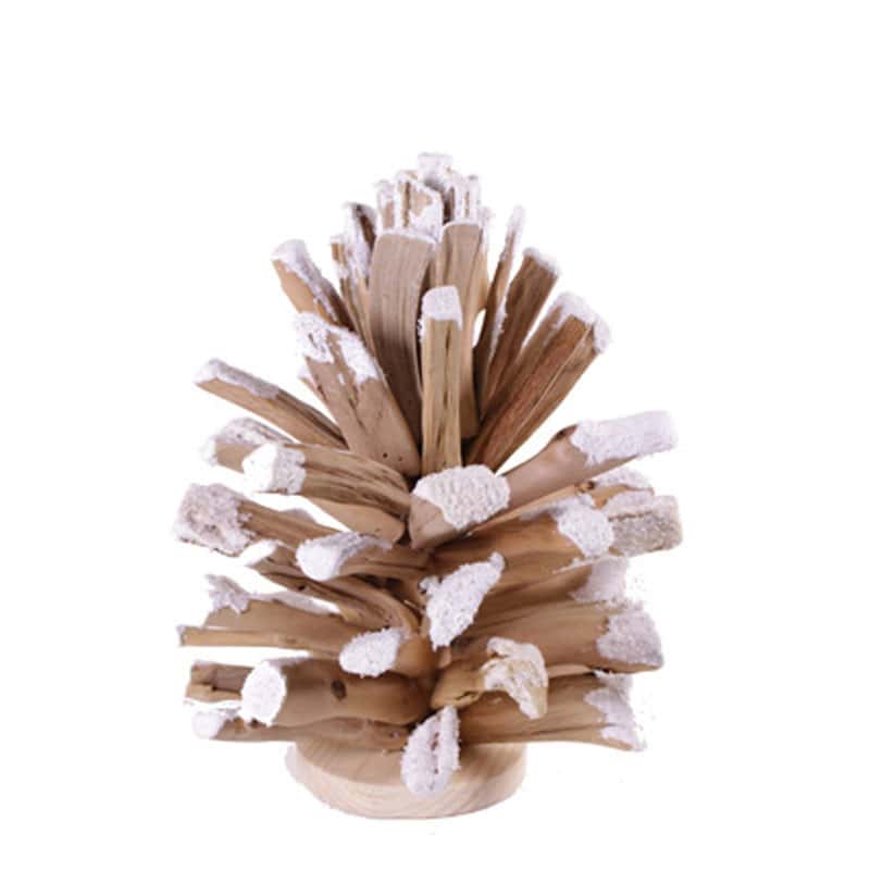 Pomme de pin givrée - Grossiste fleuriste décoration végétaux Renaud