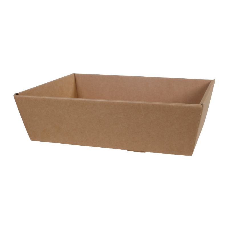 Barquette en carton 2 tailles naturel - Vando