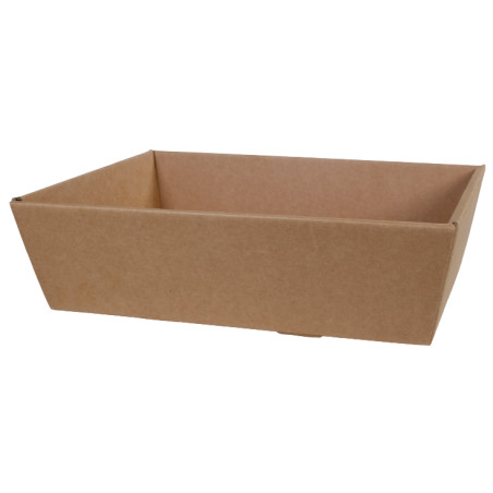 Barquette en carton 2 tailles naturel - Vando