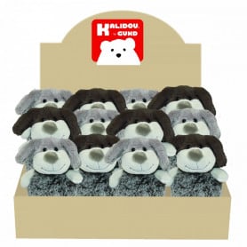 Peluches chien boules assortis - Grossiste fleuriste