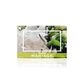 Carte "heureux mariage" x10 - grossiste carterie fleuriste