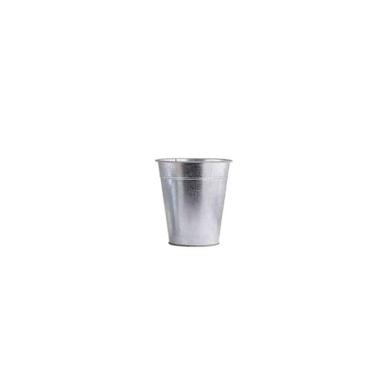 Pot rond en zinc Kaido - Plusieurs tailles - grossiste accessoires fleurs Pot rond en zinc Kaido - Plusieurs tailles - grossiste accessoires fleurs