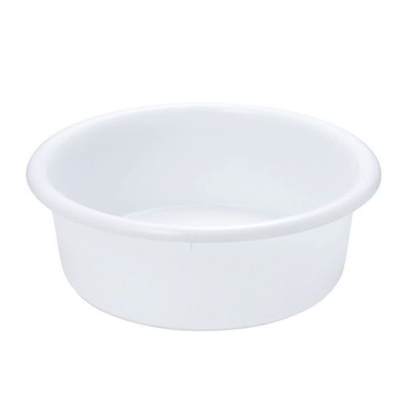 Bassine en pvc blanc Hada - D.32 x H.7cm - grossiste fleuriste Bassine en pvc blanc Hada - D.32 x H.7cm - grossiste fleuriste