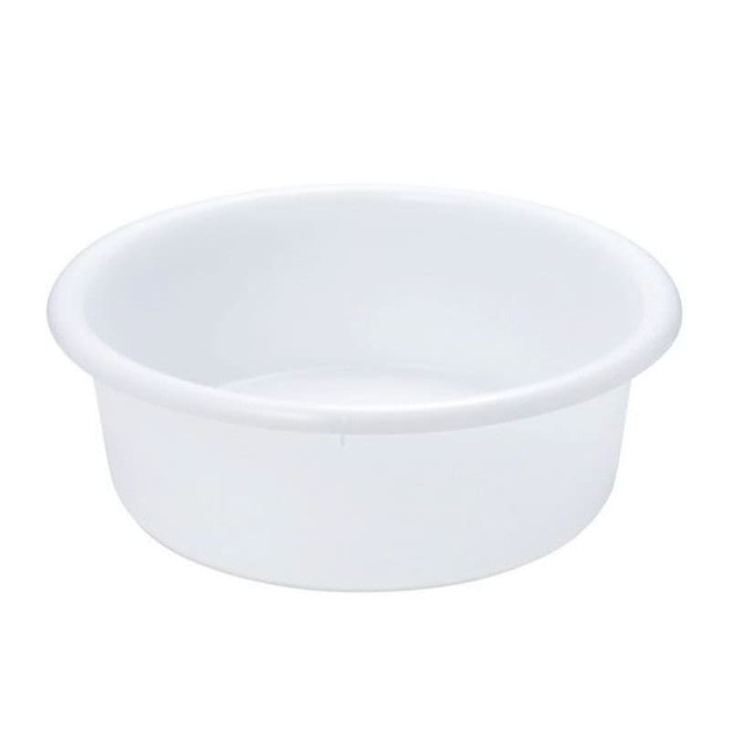 Bassine en pvc blanc Hada - D.32 x H.7cm - grossiste fleuriste