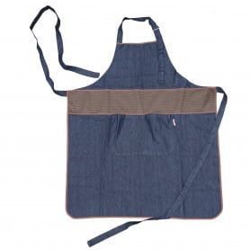 Tablier long en jean 2 poches - Switty