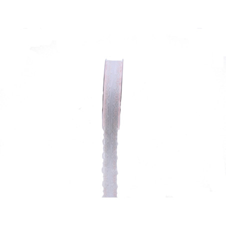 Ruban dentelle Gina - Plusieurs couleurs - 25mm x 20m - grossiste fleuriste