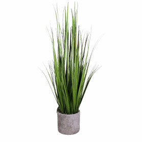 Herbe en pot Gema - H. 65cm - décoration grossiste