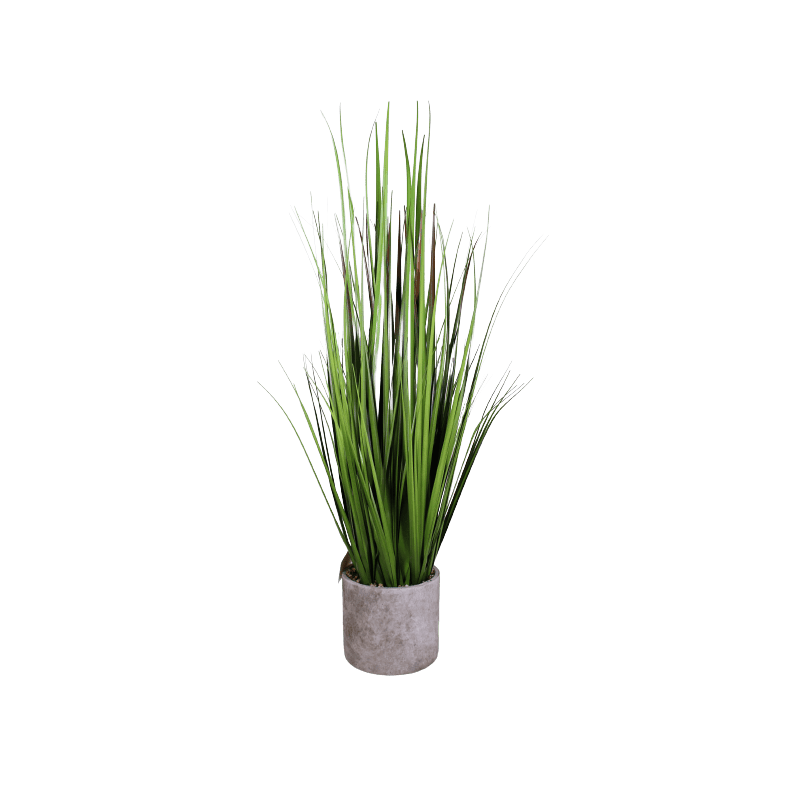 Herbe en pot Gema - H. 65cm - décoration grossiste Herbe en pot Gema - H. 65cm - décoration grossiste