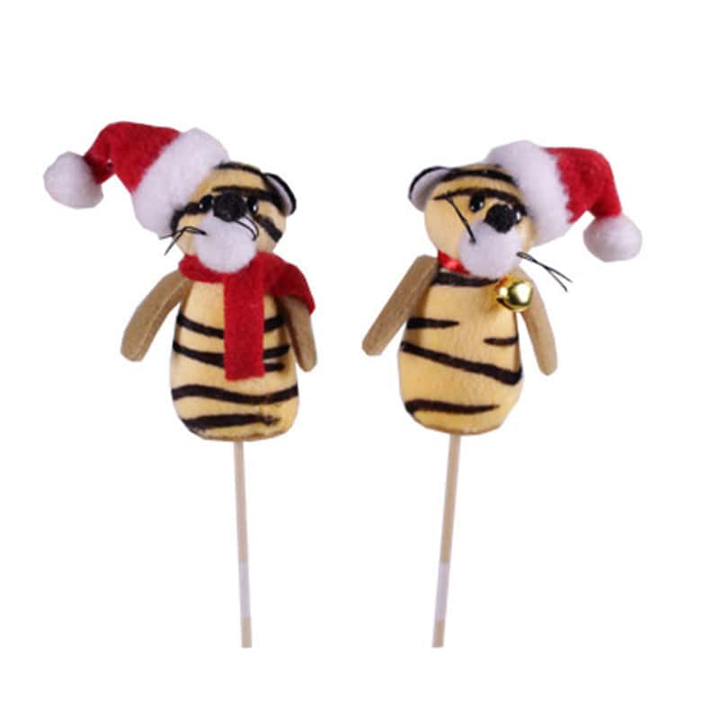 Boite de 12 pics noël figurine Haesa - grossiste fleuriste Boite de 12 pics noël figurine Haesa - grossiste fleuriste
