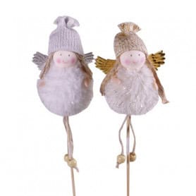 Boite de 12 pics noël figurine Haniel - grossiste fleuriste