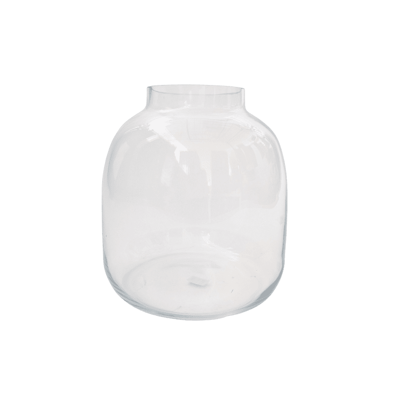 Vase Mensa - D. 26cm x H.29cm - grossiste fleuriste verrerie