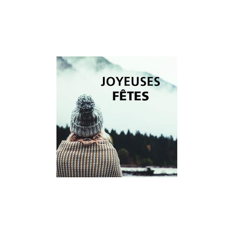 Étiquette "Joyeuses Fêtes" - Auroy