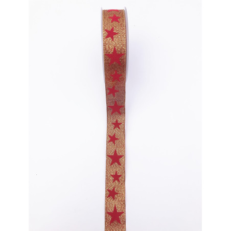Ruban fantaisie textile 25mm x 20 mètre - Matita