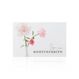 Carte "Joyeux anniversaire" Romantico - grossiste fleuriste