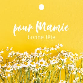 Carte "Pour mamie" 7.5x7.5cm - Yolla