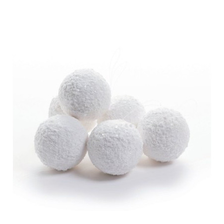 Boule de noël effet boule de neige - Plusieurs tailles - grossiste fleuriste