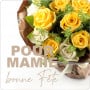 Étiquette adhésive "Pour Mamie" 3.5x3.5 cm - Mamour