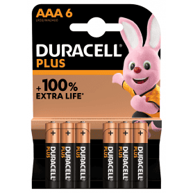 Piles Duracell+ x6 LR03...