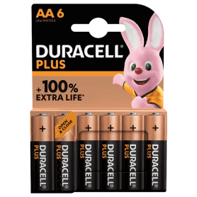 Piles Duracell+ x6 LR06 AAB6 - Piles5