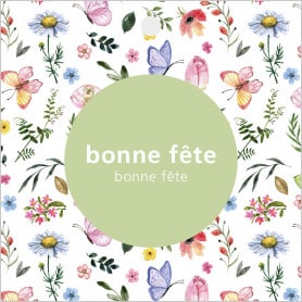 Carte carrée 7,5 x 7,5 CM 12 pcs - Anorck
