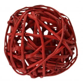 Boule osier D. 4 CM - Zeff - Décoration - Grossiste