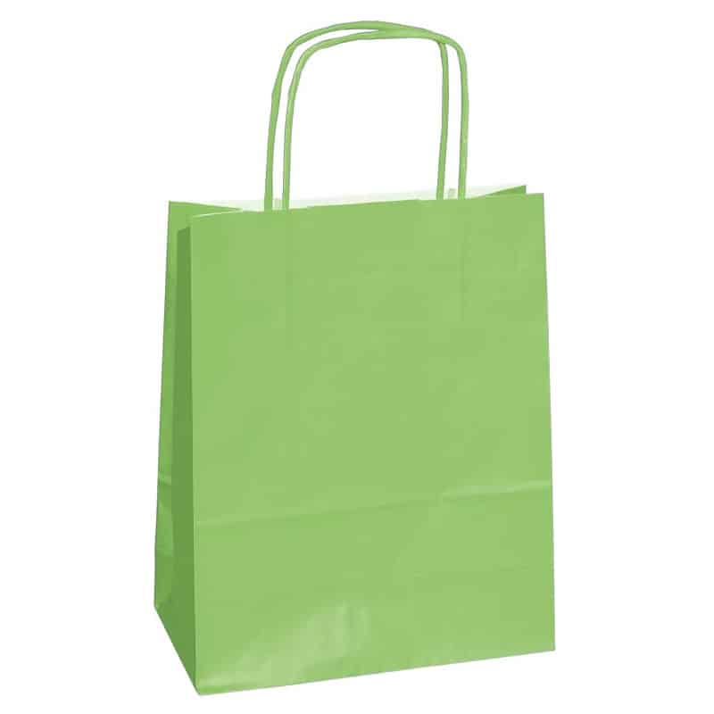 50 sacs kraft vert grossiste sac kraft