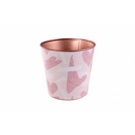 Cache-pot rond zinc...