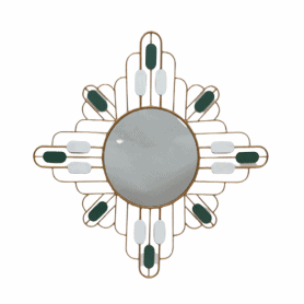 Miroir décoratif en métal...