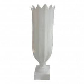 Vase en résine blanc décoration événementielle