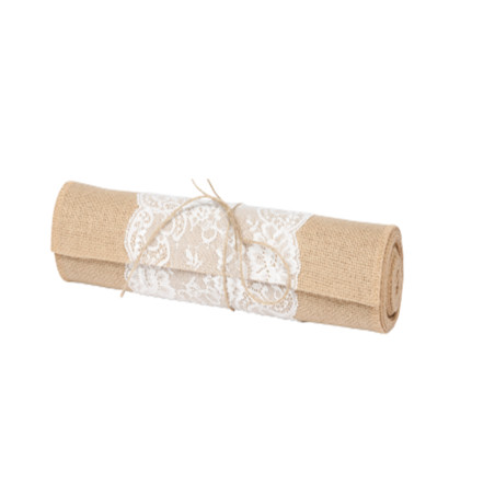 Chemin de table en Jute Décoration pour fleuriste