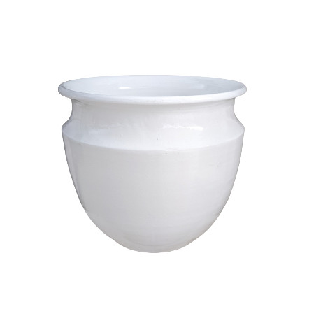 C-Pot céramique à col blanc Eri