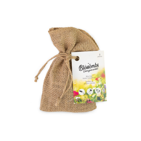 Sac en jute 8 Blossombs - Grossiste fleuriste décoration plantes